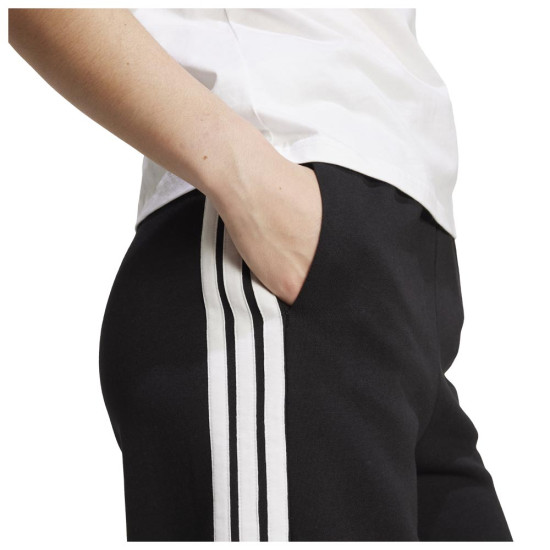 Adidas Γυναικείο παντελόνι φόρμας Essentials 3-Stripes Fleece Wide Pants